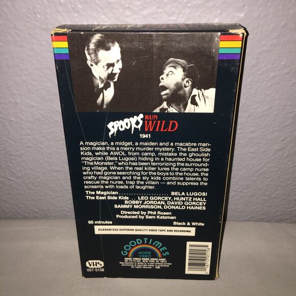 Dvd / Vhs Spooks Run Wild New Dvd / Open Vhs Tape Lot Bela Lugosi Horror Comedy - Picture 10 of 16
